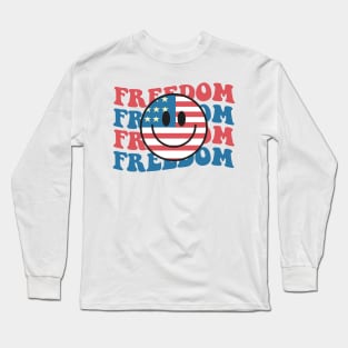 Freedom USA Independence Day Long Sleeve T-Shirt